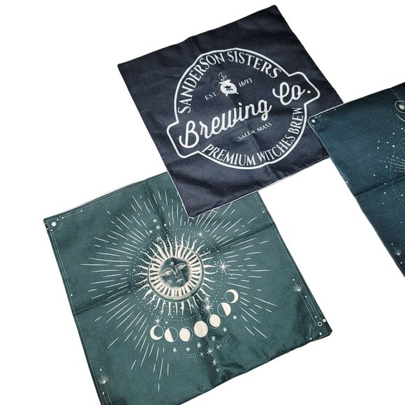 3 pillow covers. Sanderson sisters brewing company, celestial sun moon halloween - Picture 4 of 4